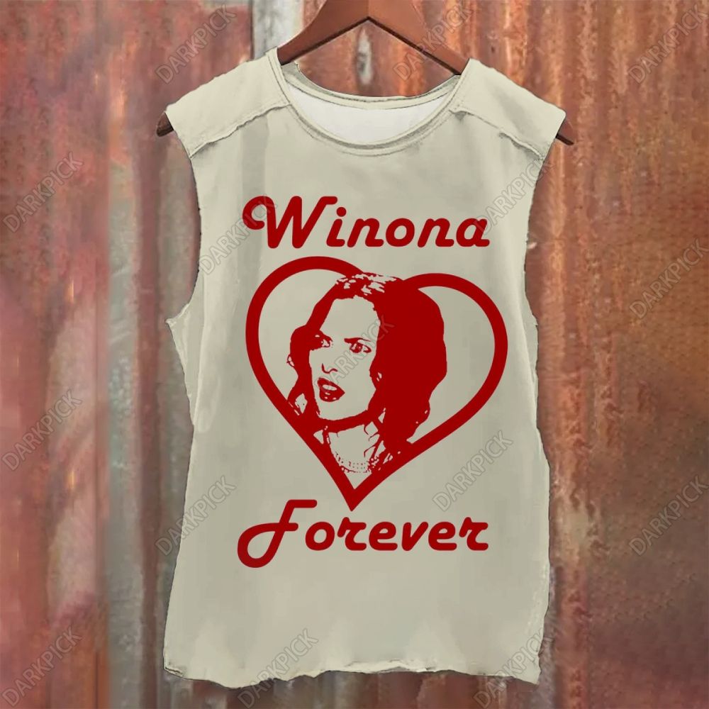 Vintage Washed Winona Forever Band Tank Top