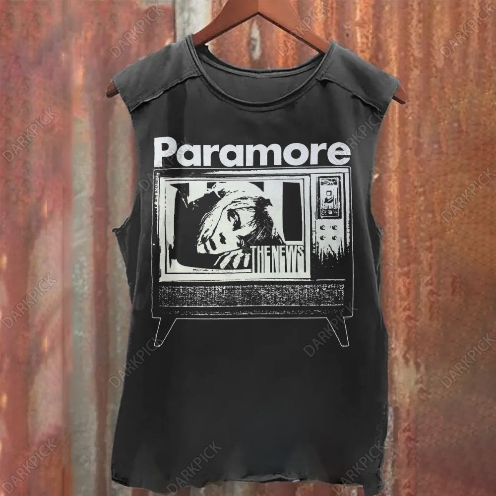 Paramore Band  Vintage Washed Tank Top