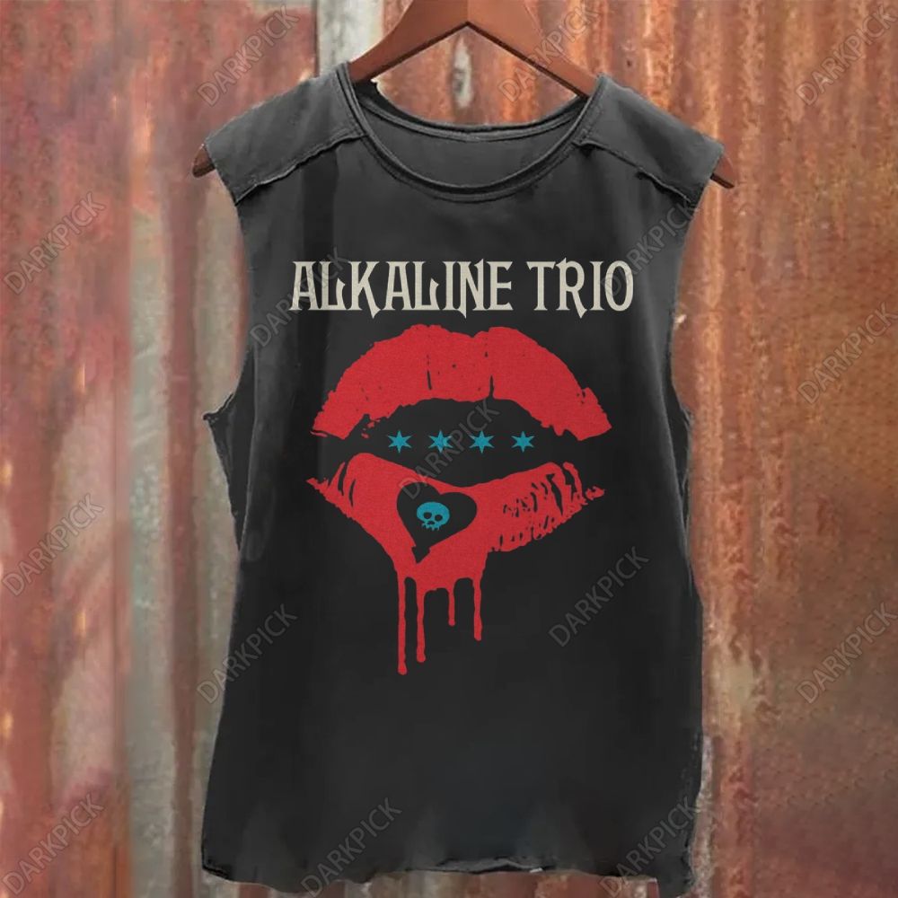 Alkaline Trio Band Vintage Washed Tank Top