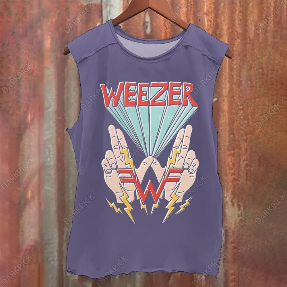 Vintage Washed Weezer Band Tank Top
