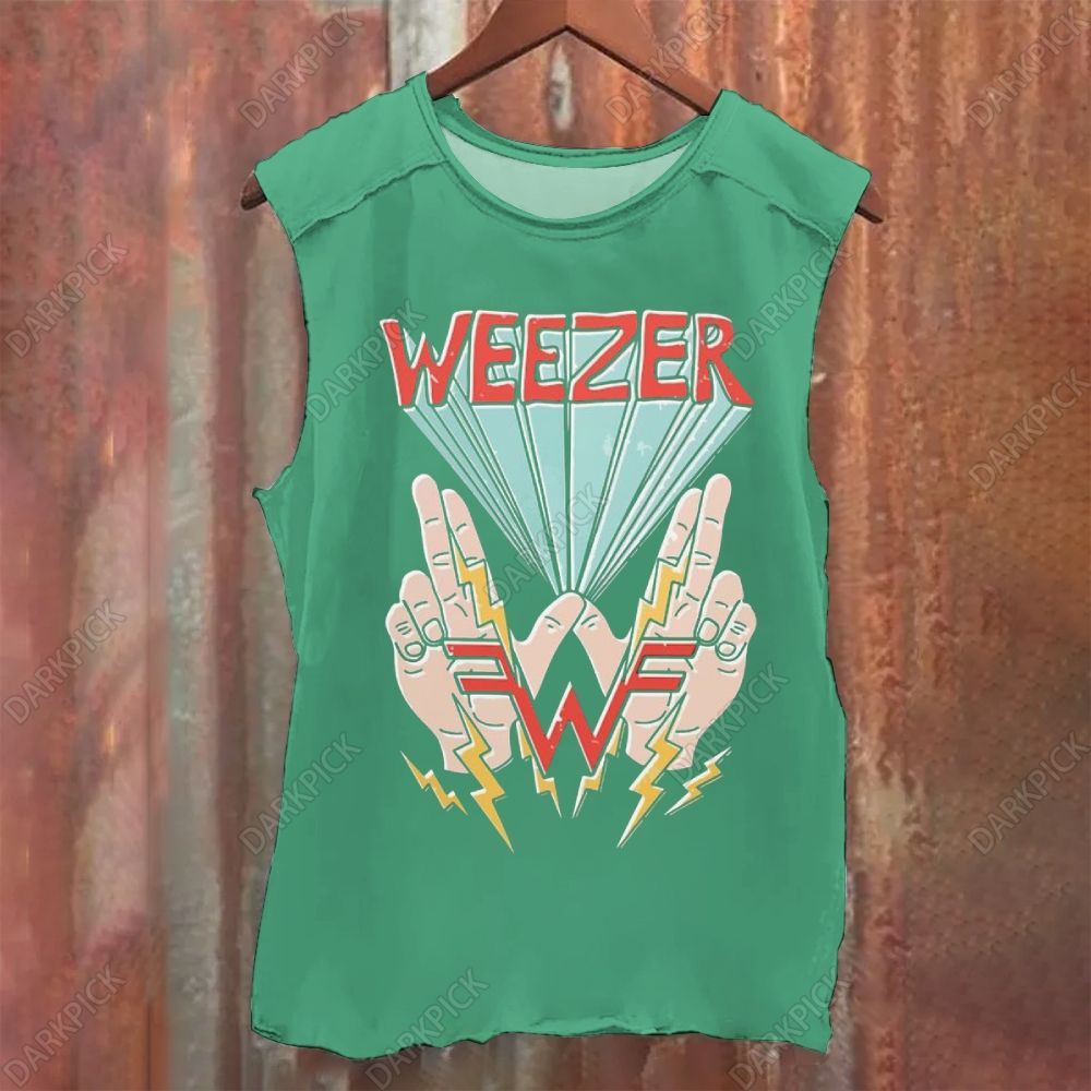 Vintage Washed Weezer Band Tank Top