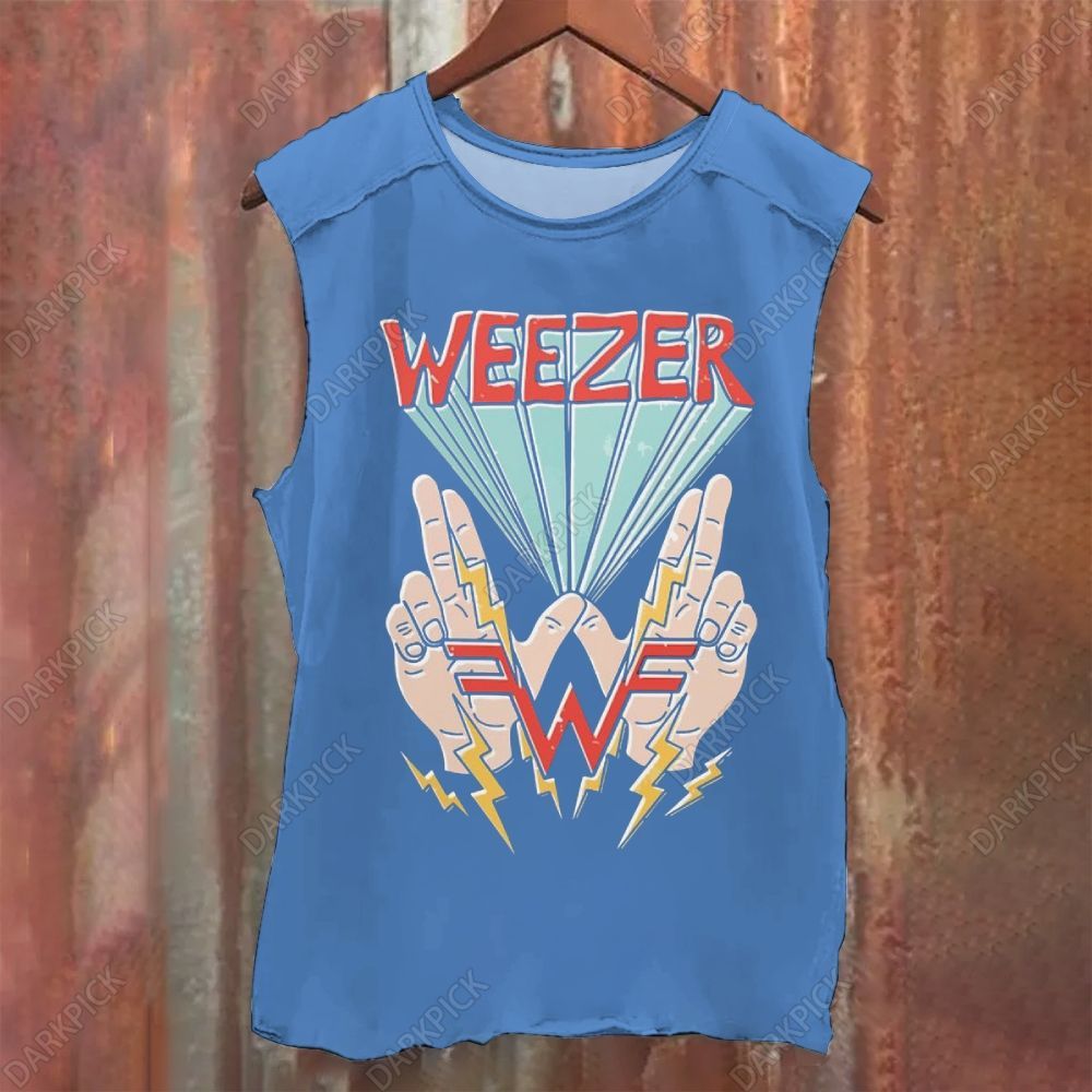 Vintage Washed Weezer Band Tank Top