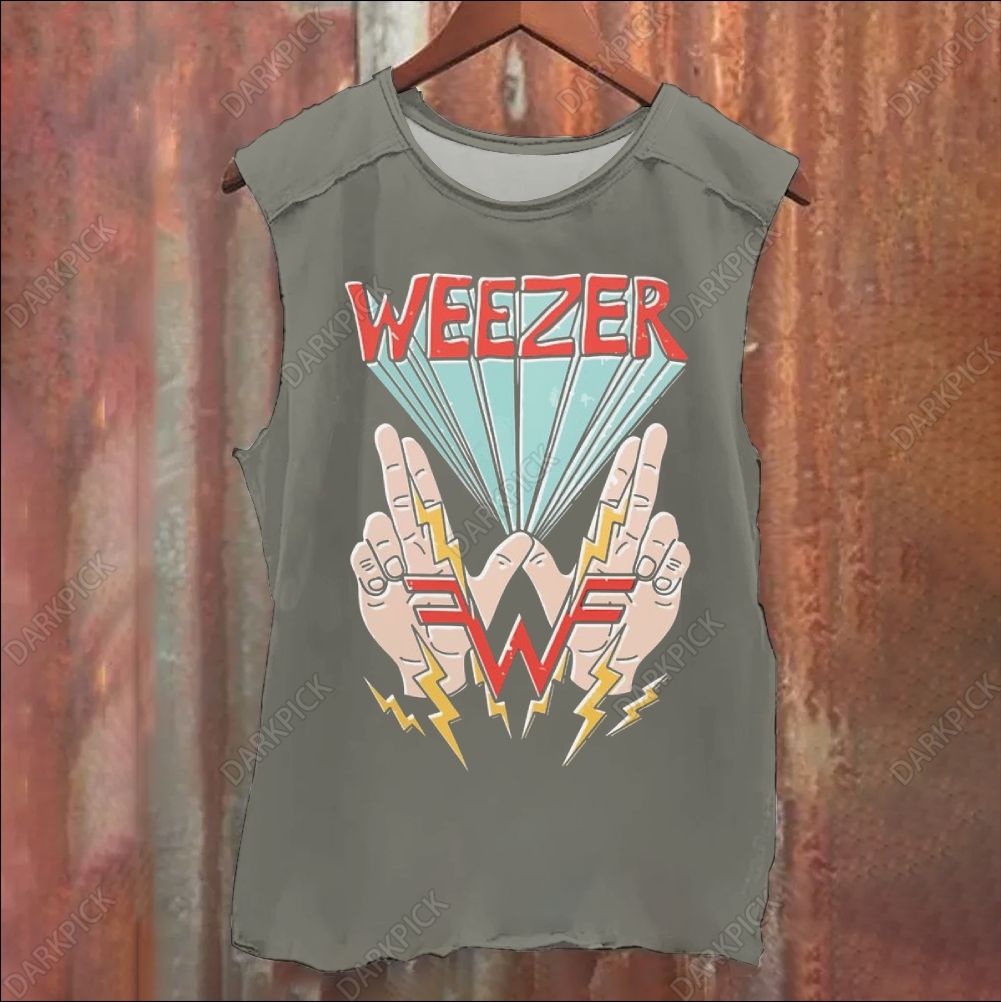 Vintage Washed Weezer Band Tank Top