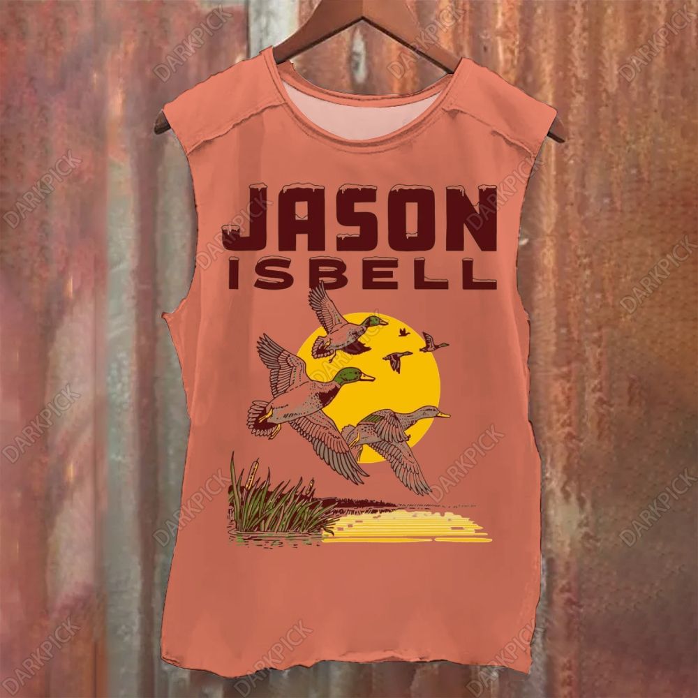 Vintage Washed Jason Isbell Singer Tank Top