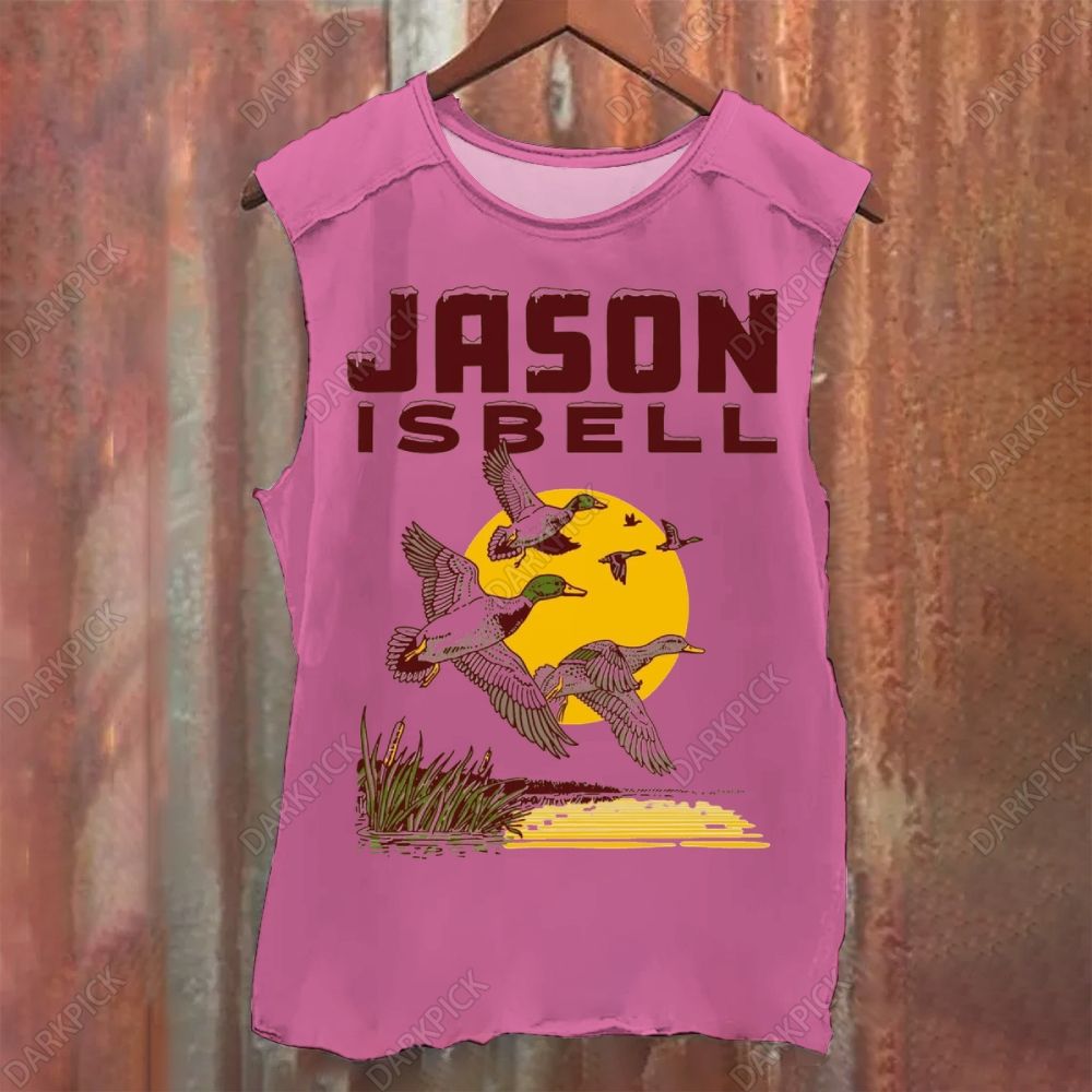 Vintage Washed Jason Isbell Singer Tank Top