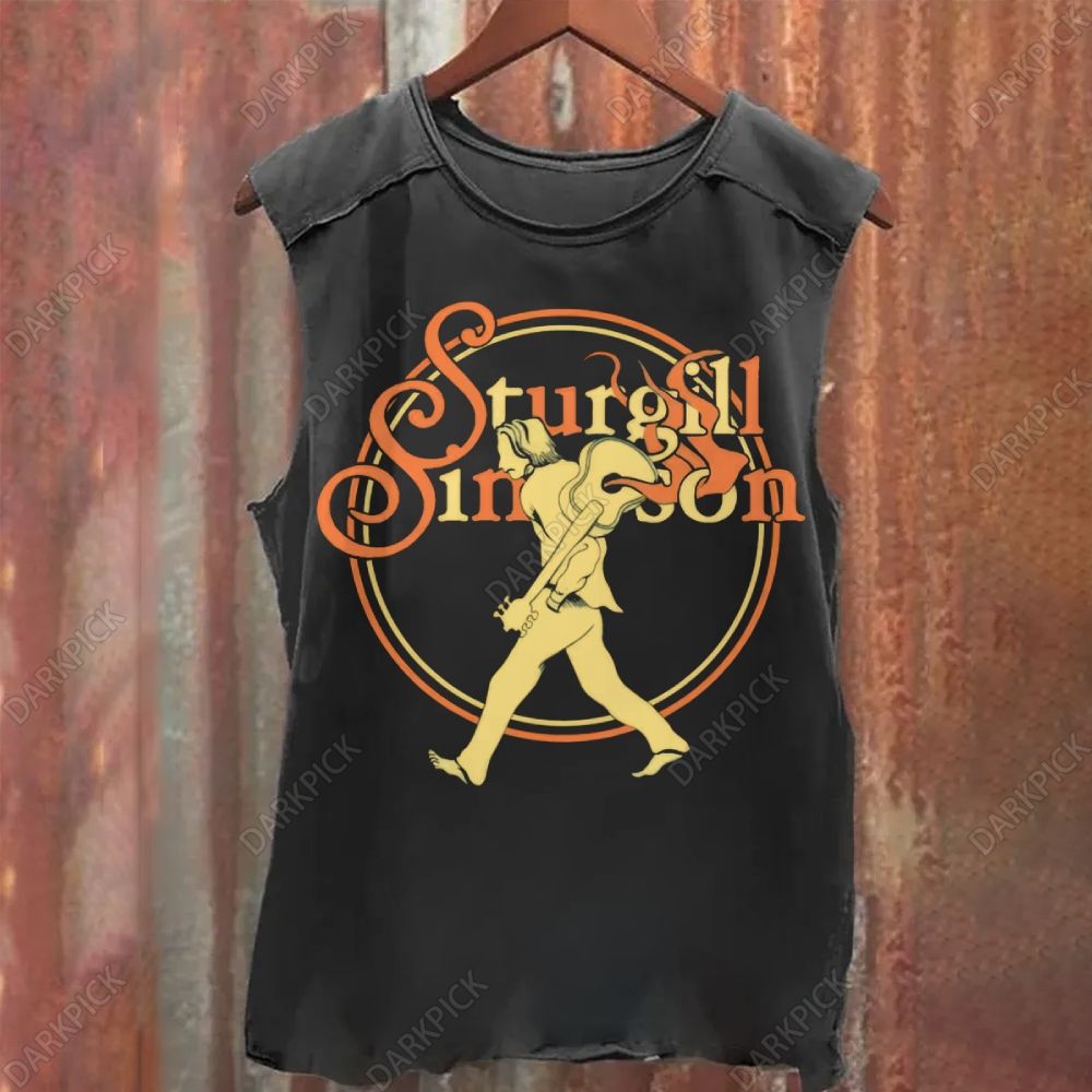 Vintage Washed Sturgill Simpson Singer Tank Top