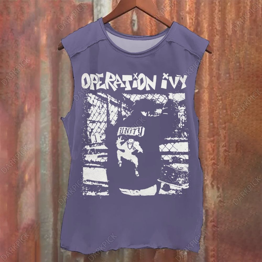 Vintage Washed Operation Ivy Band Tank Top