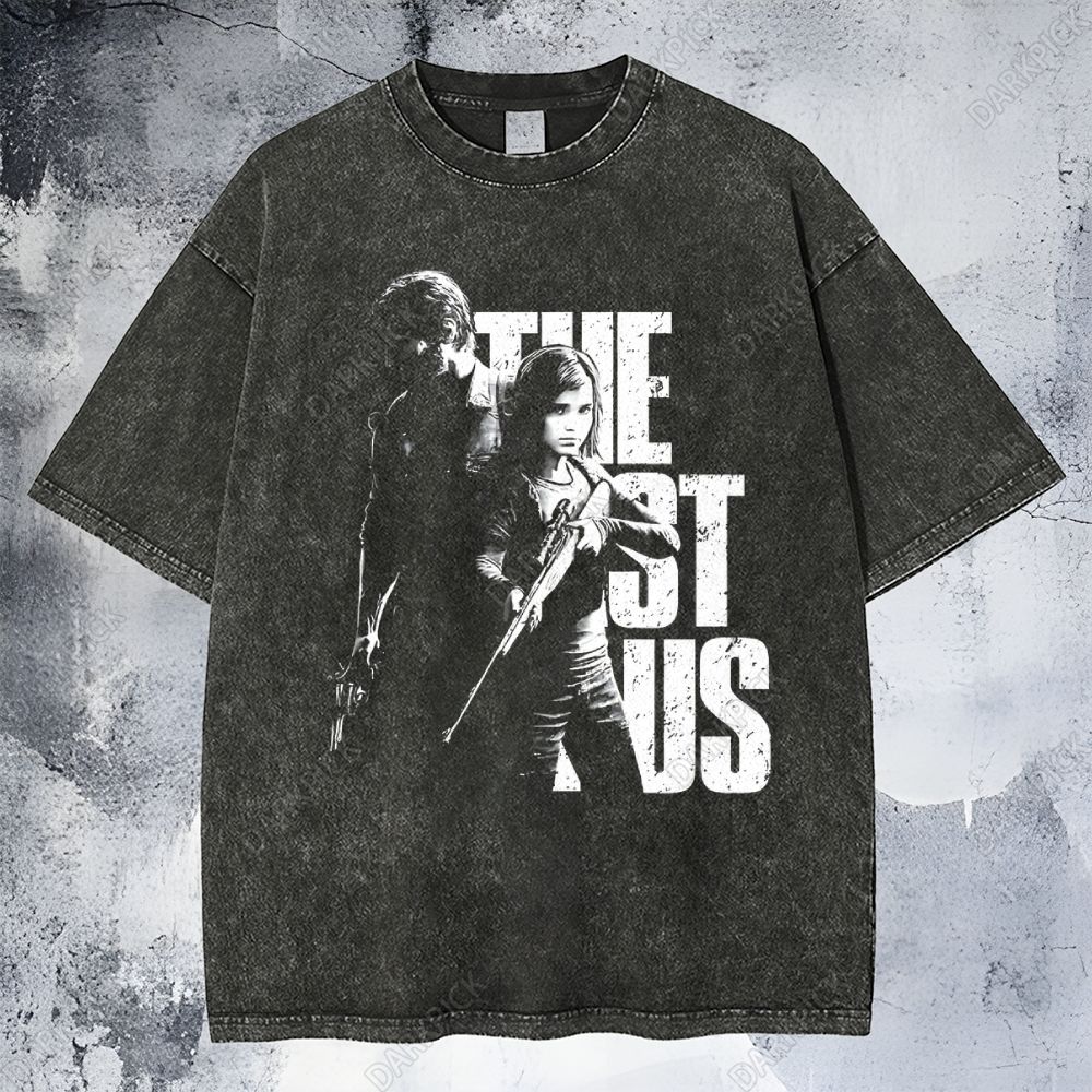 The Last Of Us horror game Washed T-Shirt 