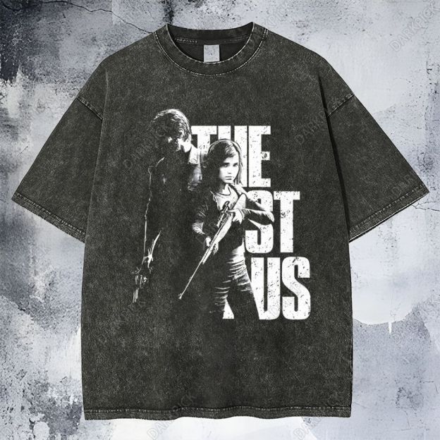 The Last Of Us horror game Washed T-Shirt 