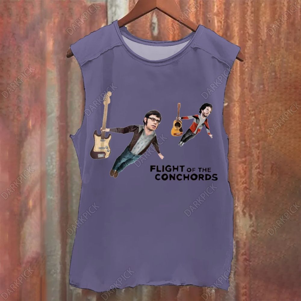 Flight of the Conchords Band Vintage Washed Tank Top