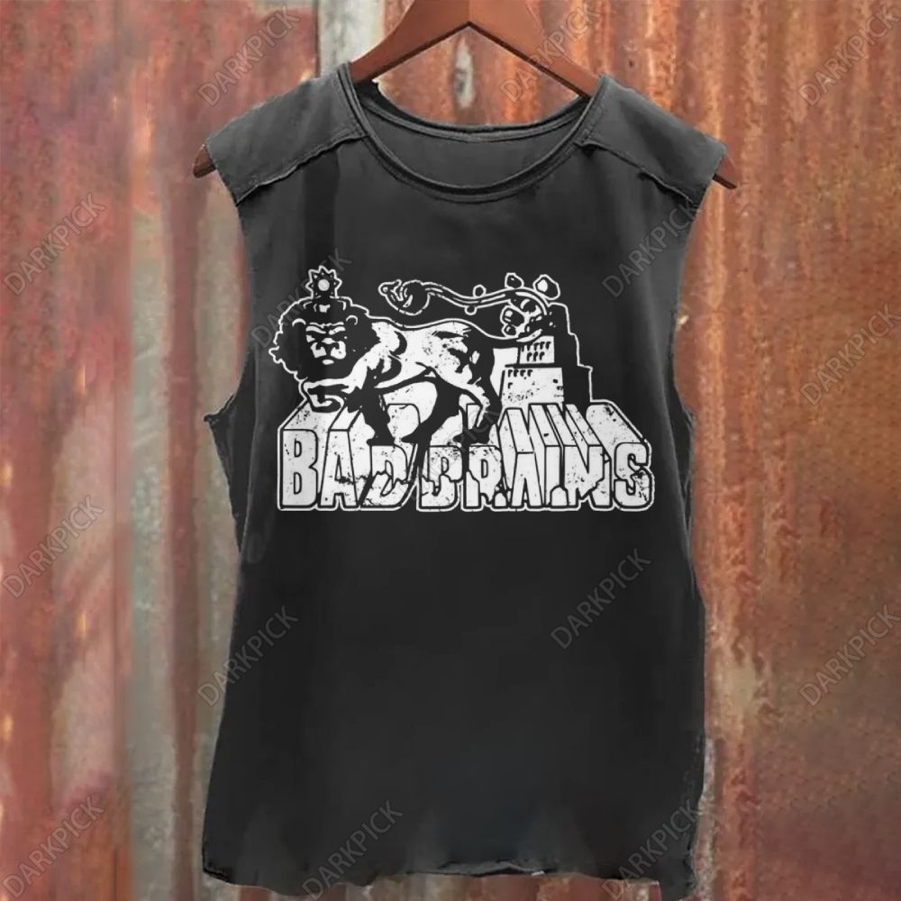 Bad Brains Band Vintage Washed Tank Top