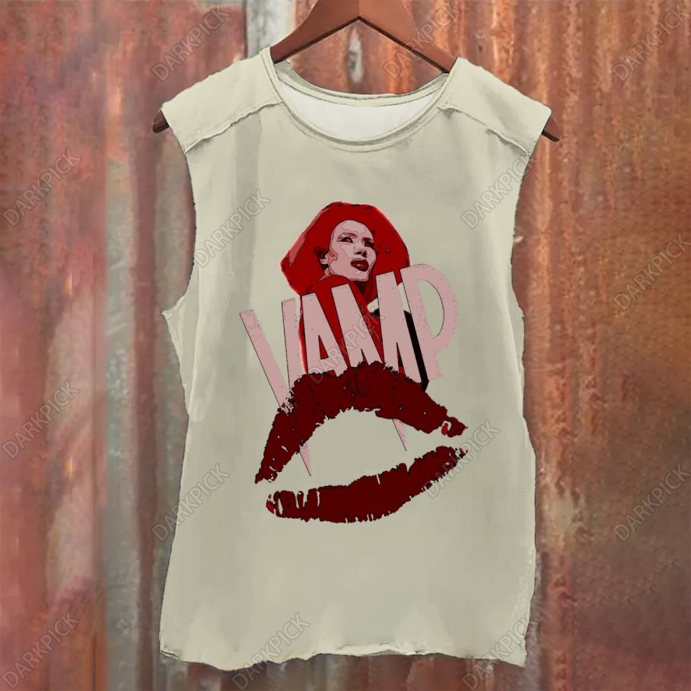 Grace Jones Singer Vintage Washed Tank Top