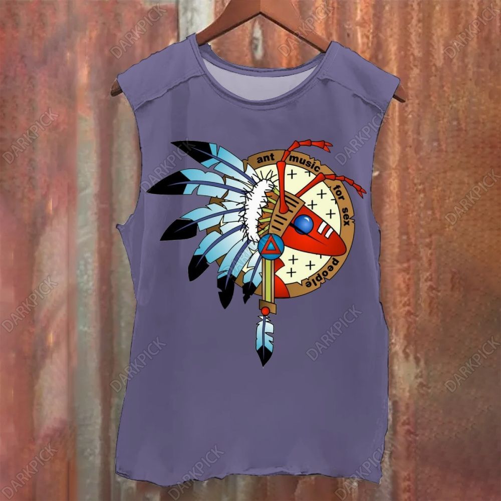 Vintage Washed Adam And The Ants Band  Tank Top