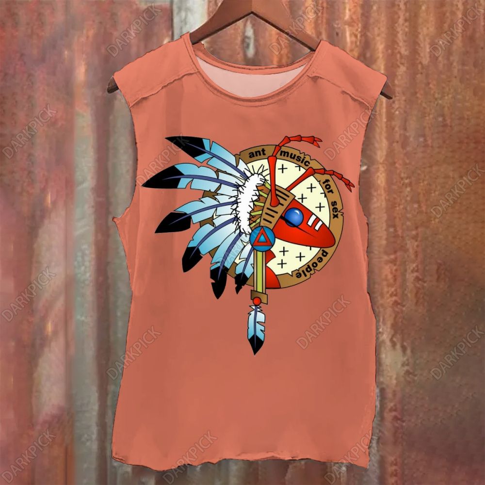 Vintage Washed Adam And The Ants Band  Tank Top