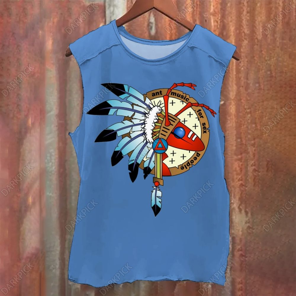 Vintage Washed Adam And The Ants Band  Tank Top