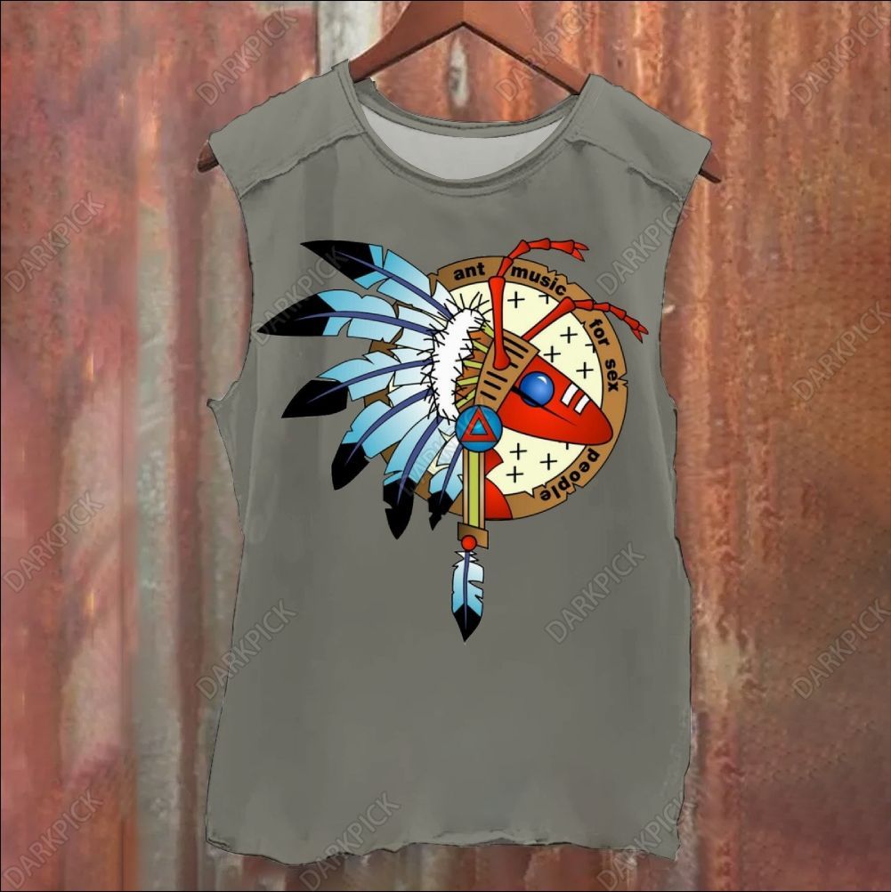 Vintage Washed Adam And The Ants Band  Tank Top