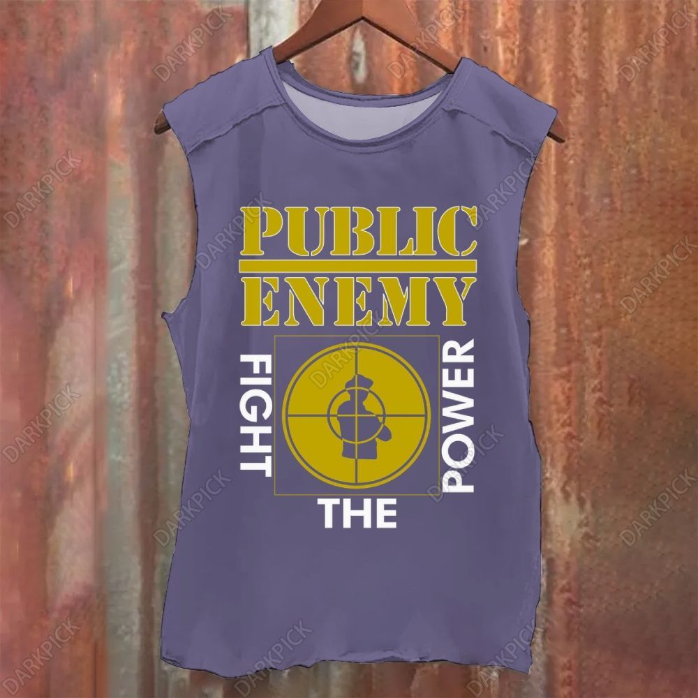 Vintage Washed Public Enemy Band Tank Top