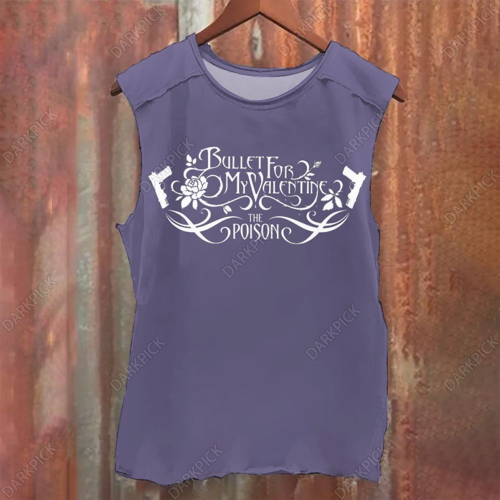 Vintage Washed Bullet for My Valentine Band Tank Top