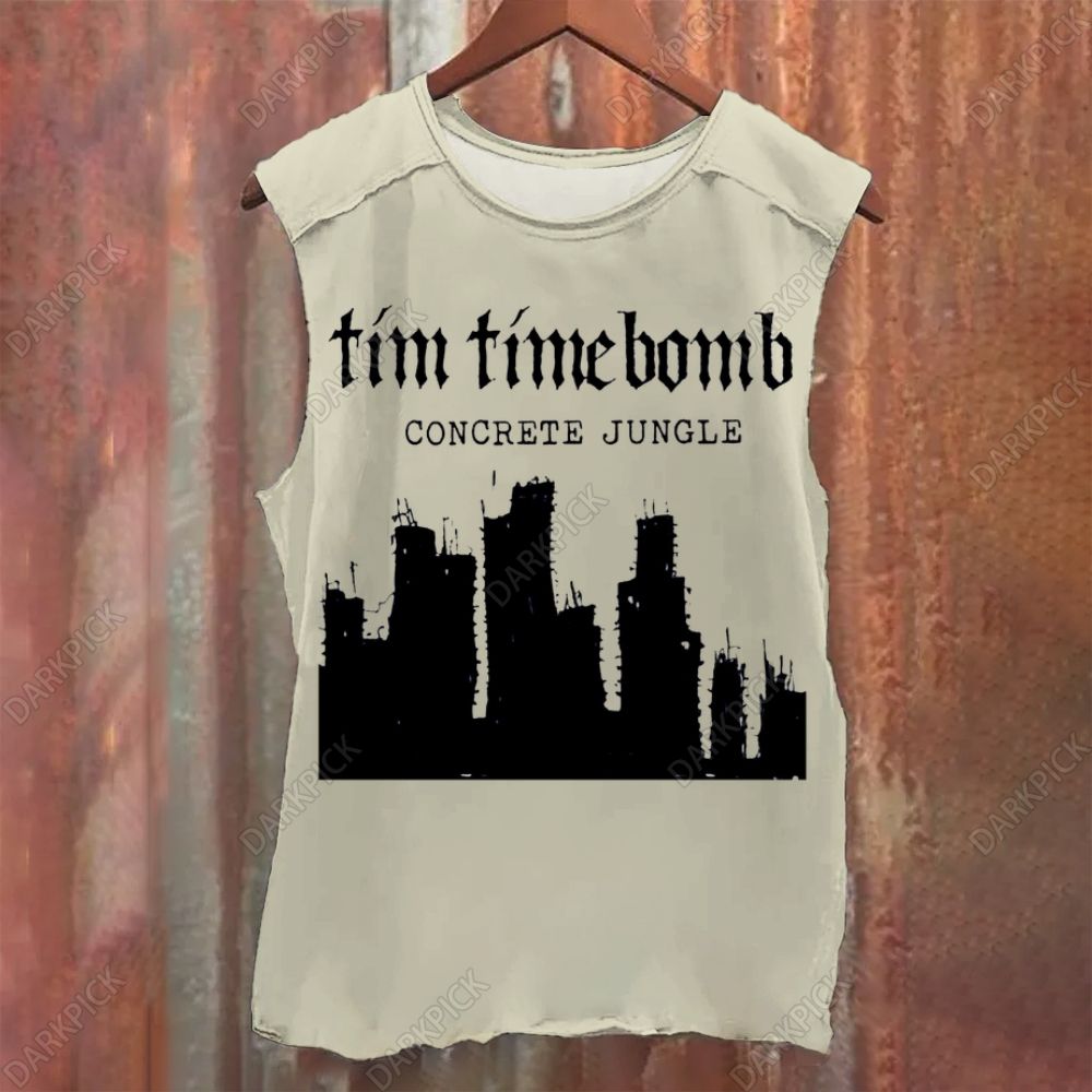 Tim Timebomb Musicians Vintage Washed Tank Top