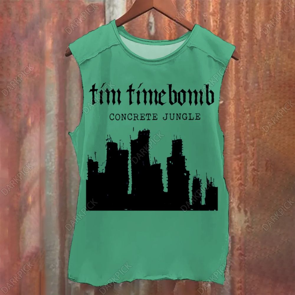 Tim Timebomb Musicians Vintage Washed Tank Top