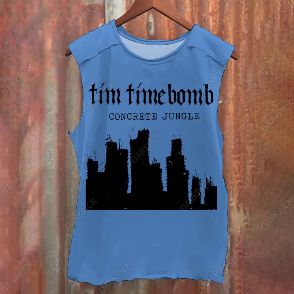 Tim Timebomb Musicians Vintage Washed Tank Top