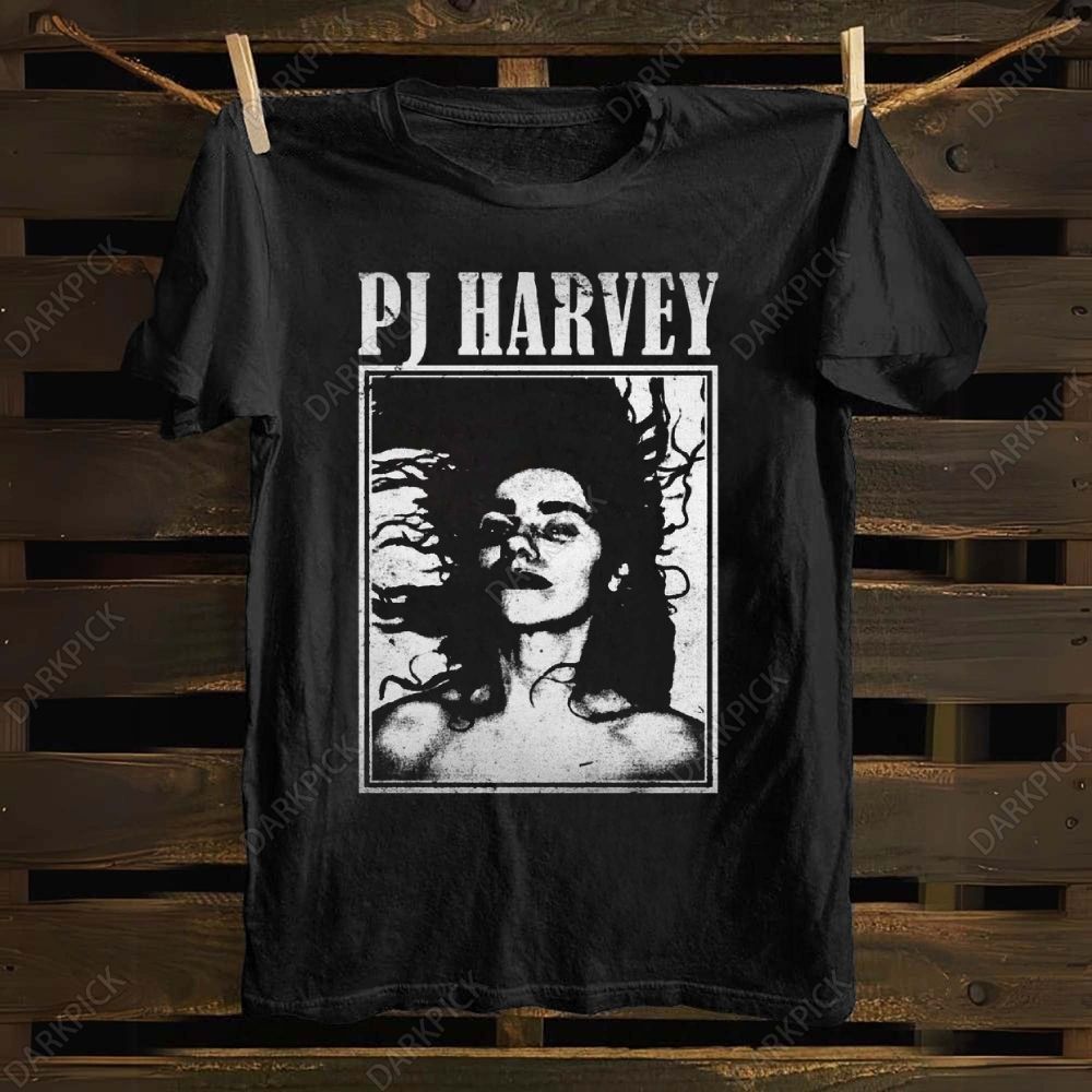 PJ Harvey Tシャツ Is This Desire? Stonewash Black T-Shirt