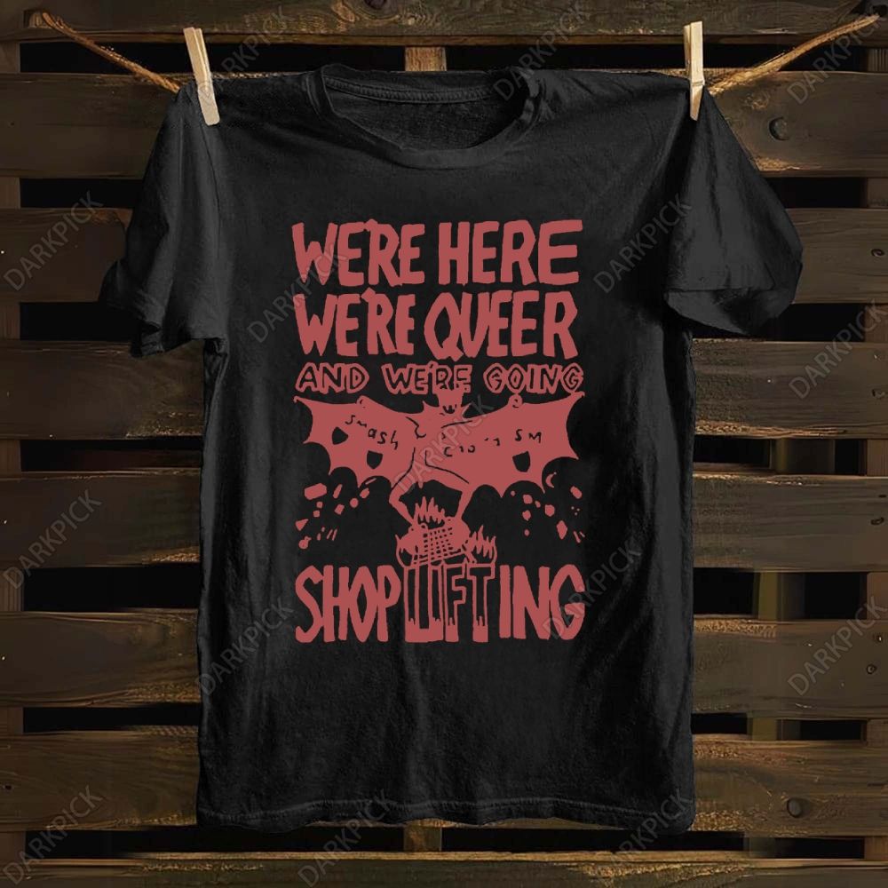 We’re Here, We’re Queer Cotton T-shirt