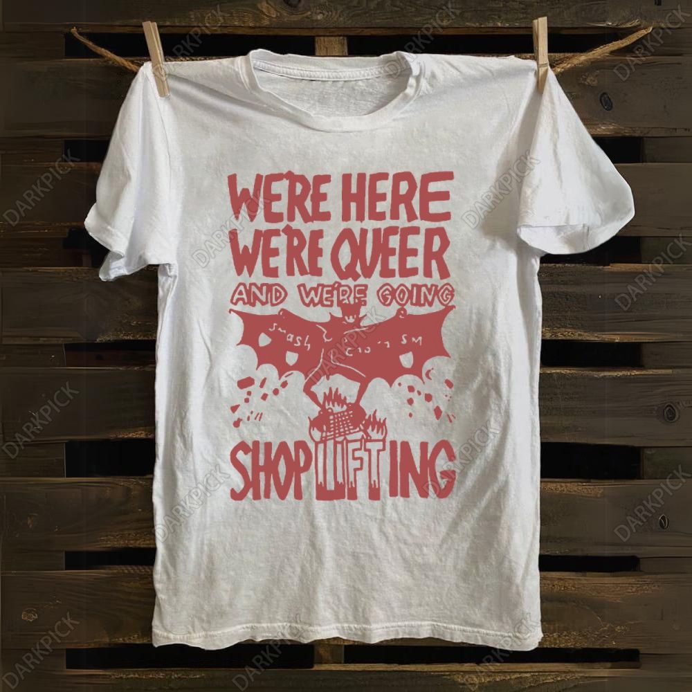 We’re Here, We’re Queer Cotton T-shirt