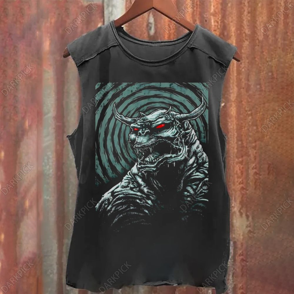 Ghostbusters Movie Terror Dog Vintage Washed Tank Top 
