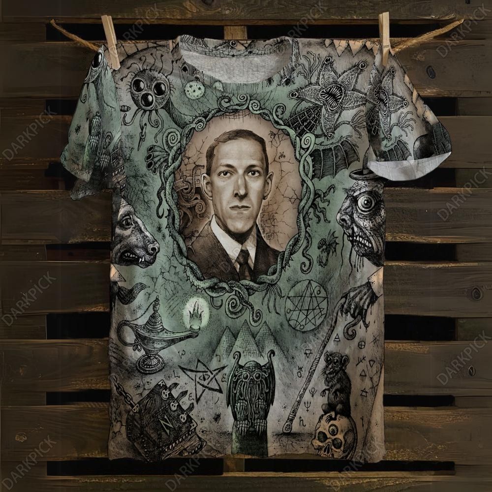 H.P. Lovecraft Celebrities Unisex T-Shirt 