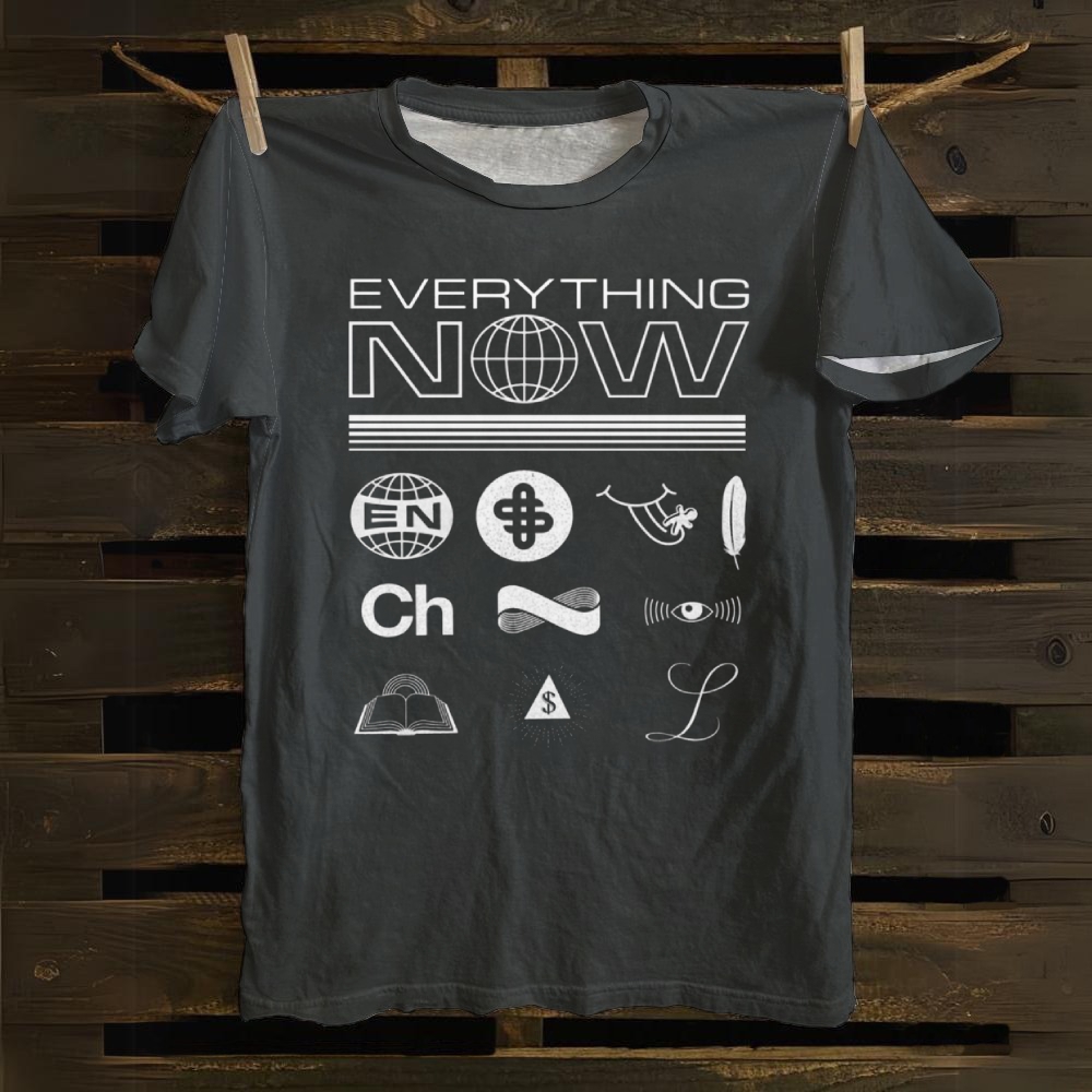 Arcade Fire Band  Everything Now Cotton T-shirt