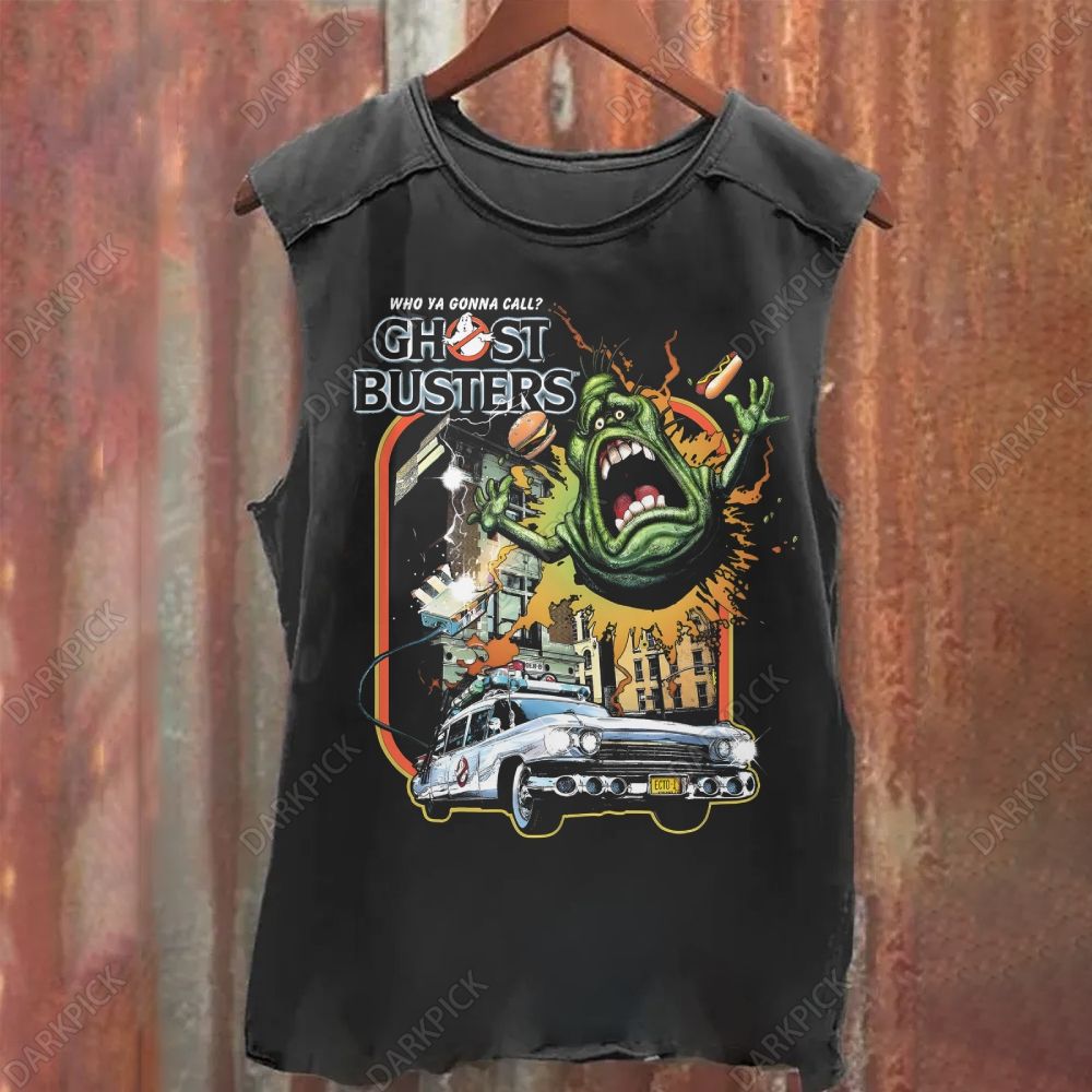 Ghostbusters movie Washed Tank Top