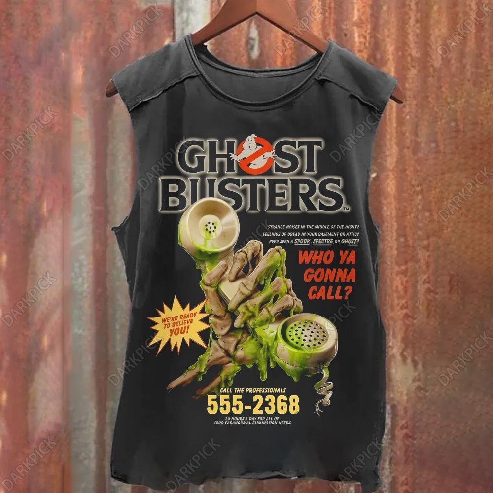Ghostbusters movie Washed Tank Top