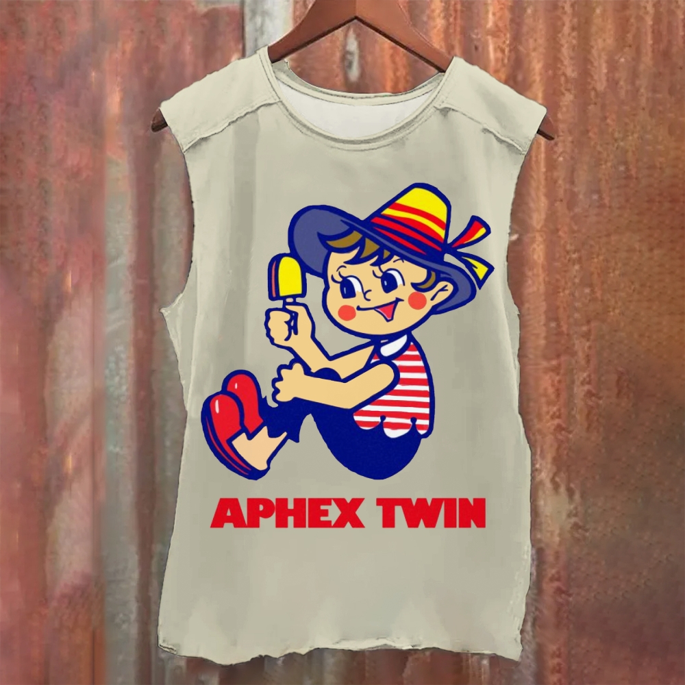 Aphex Twin Musicians Washed Tank Top