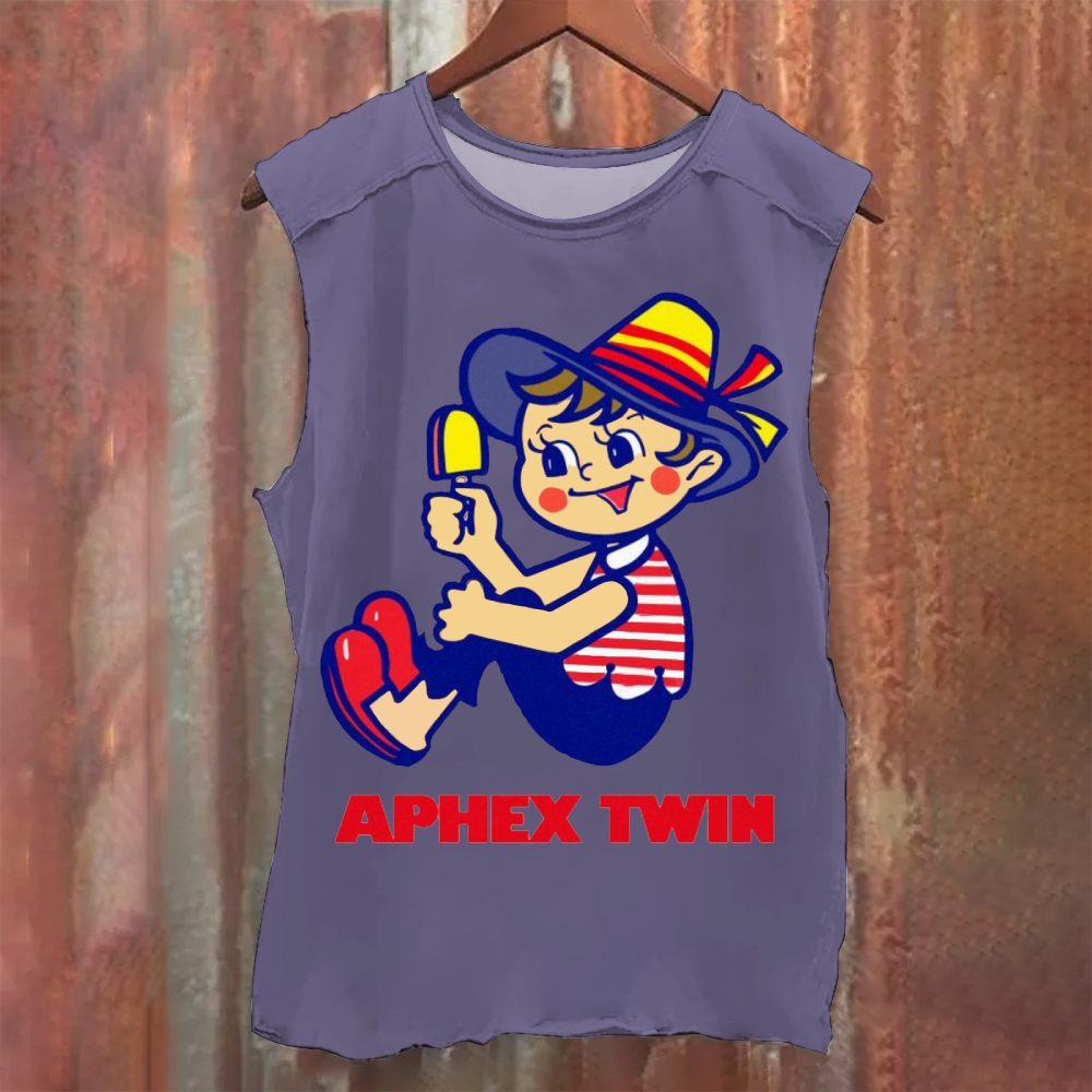 Aphex Twin Musicians Washed Tank Top