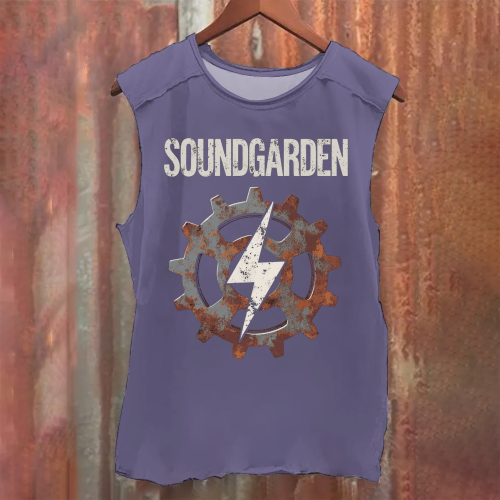 Soundgarden Band Washed Tank Top