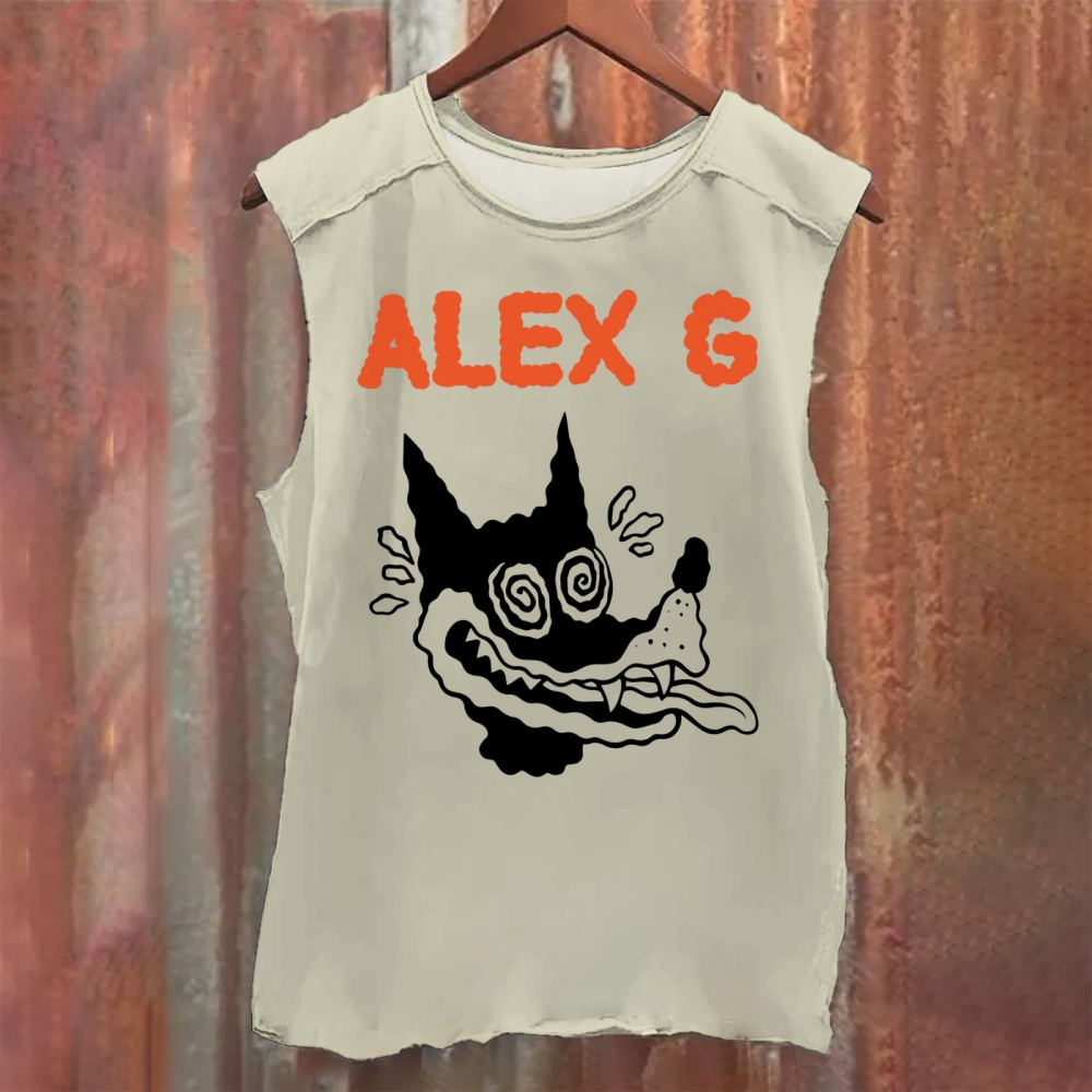 Alex G Musician Washed Tank Top