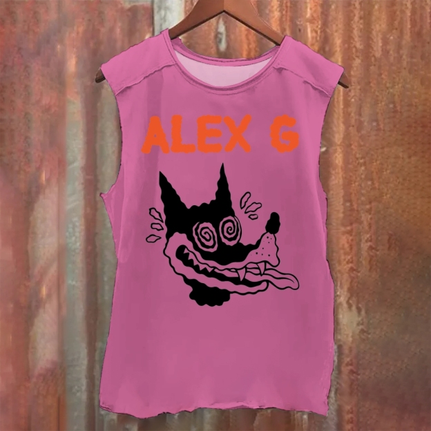 Alex G Musician Washed Tank Top