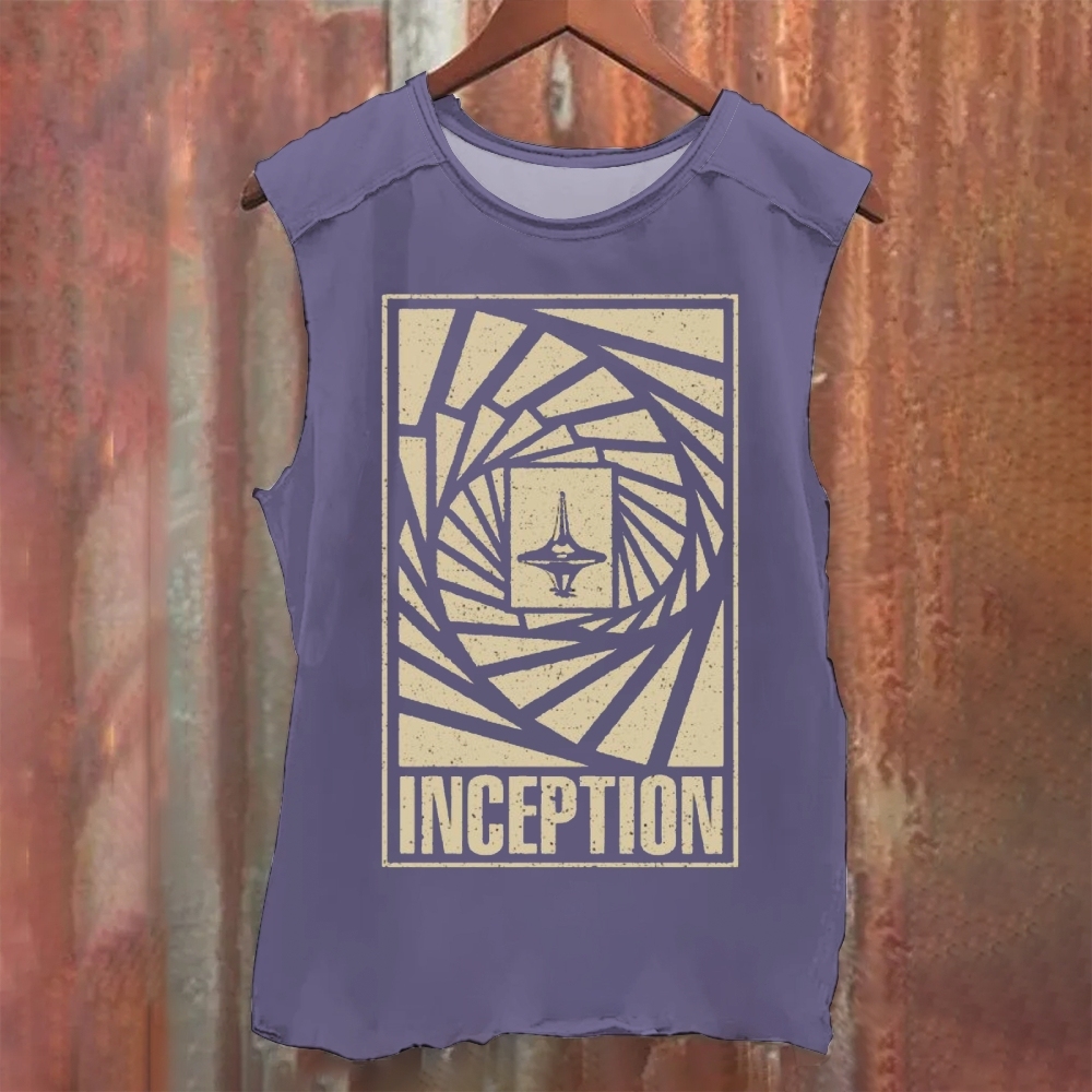 Inception Movie Washed Tank Top