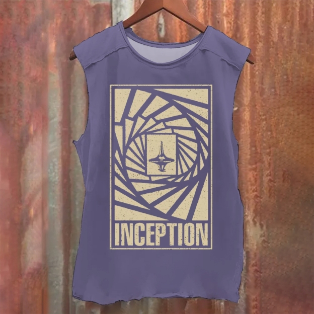 Inception Movie Washed Tank Top