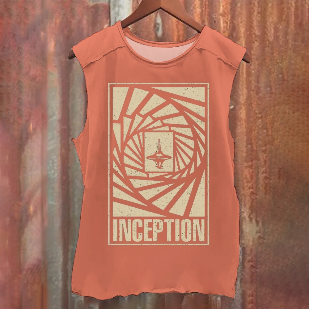 Inception Movie Washed Tank Top