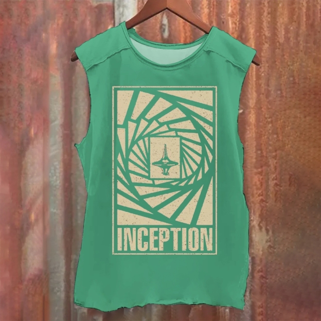 Inception Movie Washed Tank Top