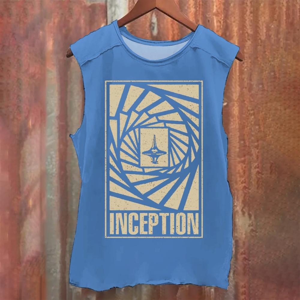 Inception Movie Washed Tank Top