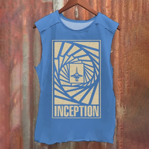 Inception Movie Washed Tank Top
