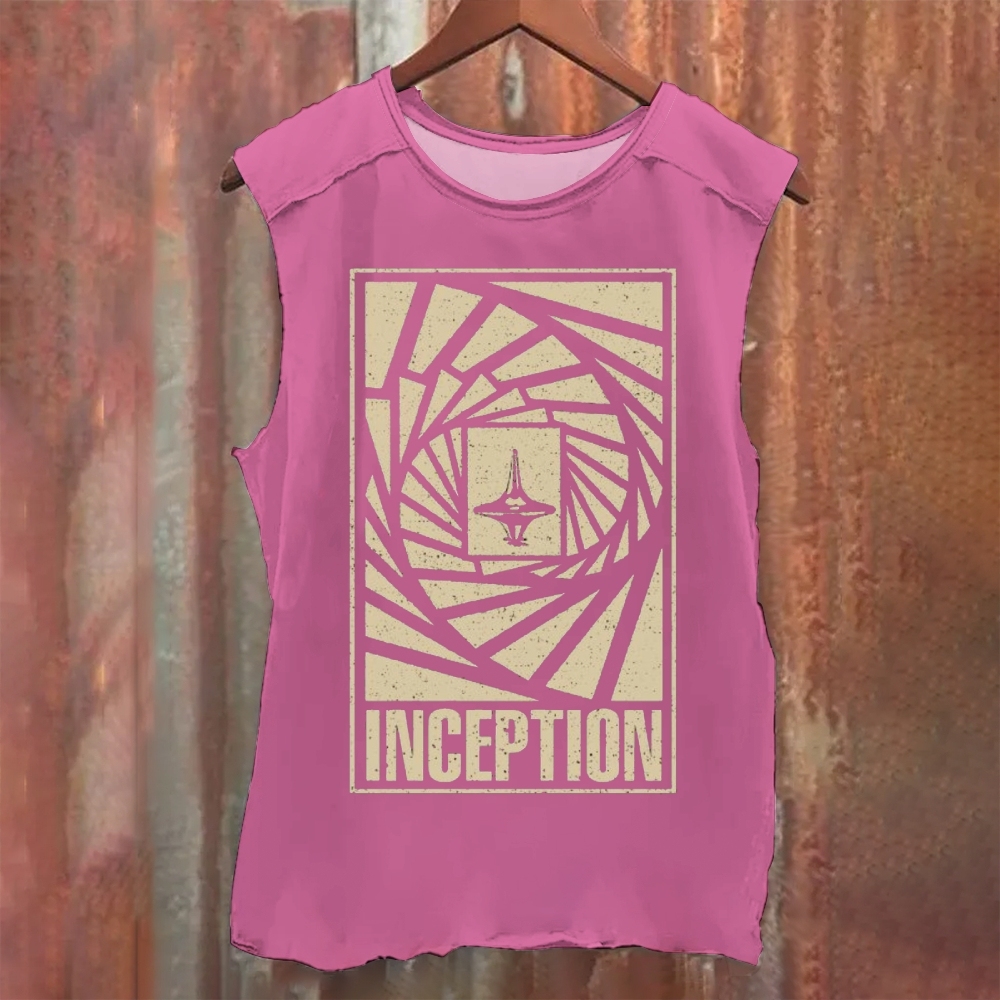 Inception Movie Washed Tank Top