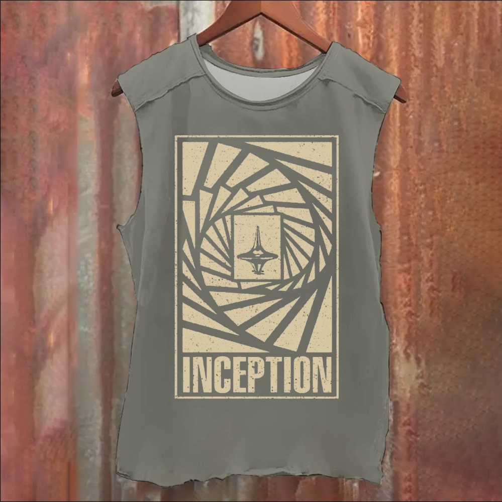 Inception Movie Washed Tank Top