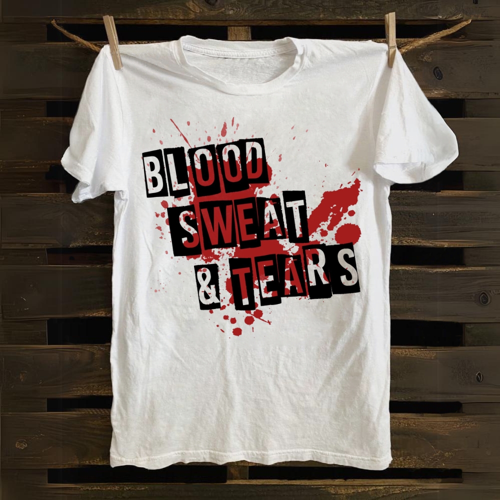 Blood, Sweat & Tears Band cotton T-shirt