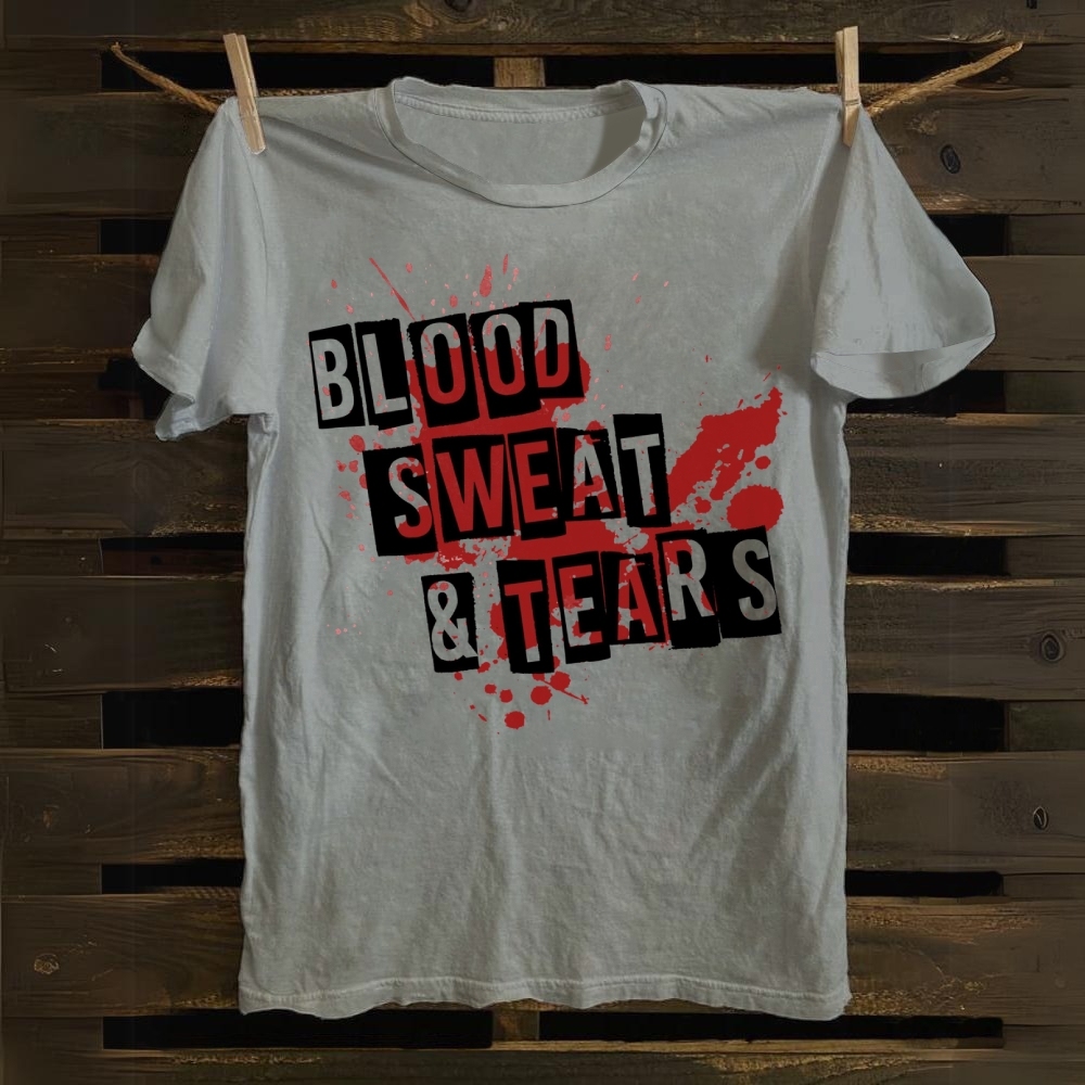 Blood, Sweat & Tears Band cotton T-shirt