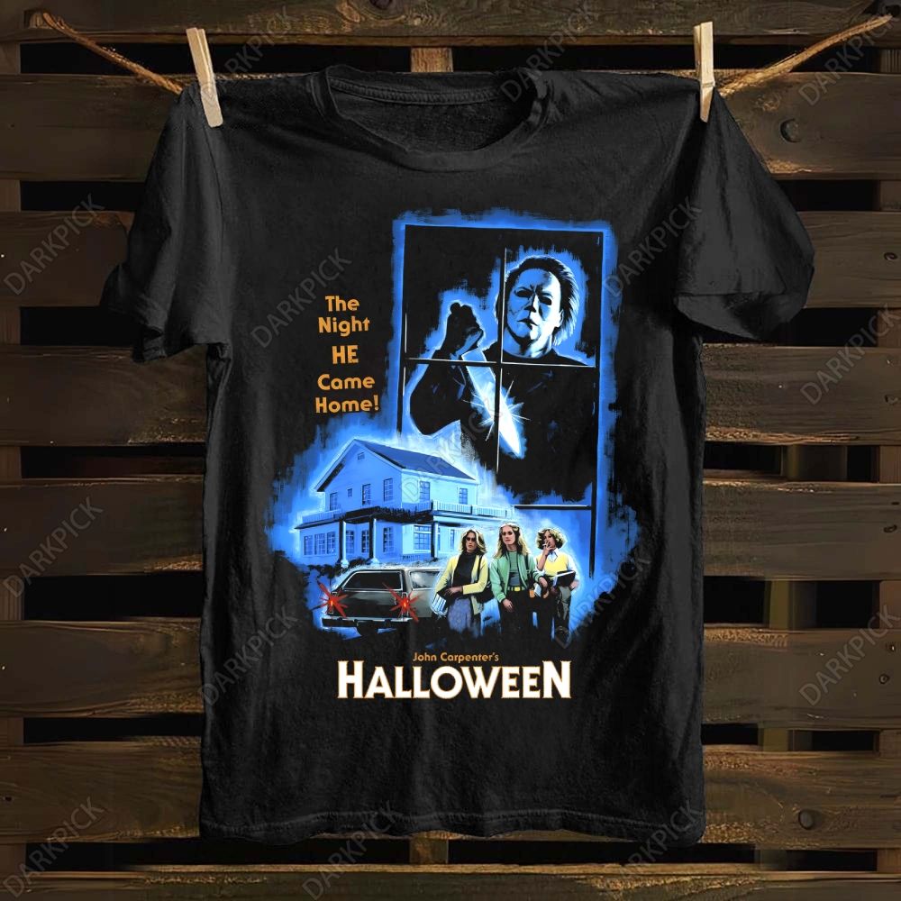 Vintage Halloween movie cotton T-shirt