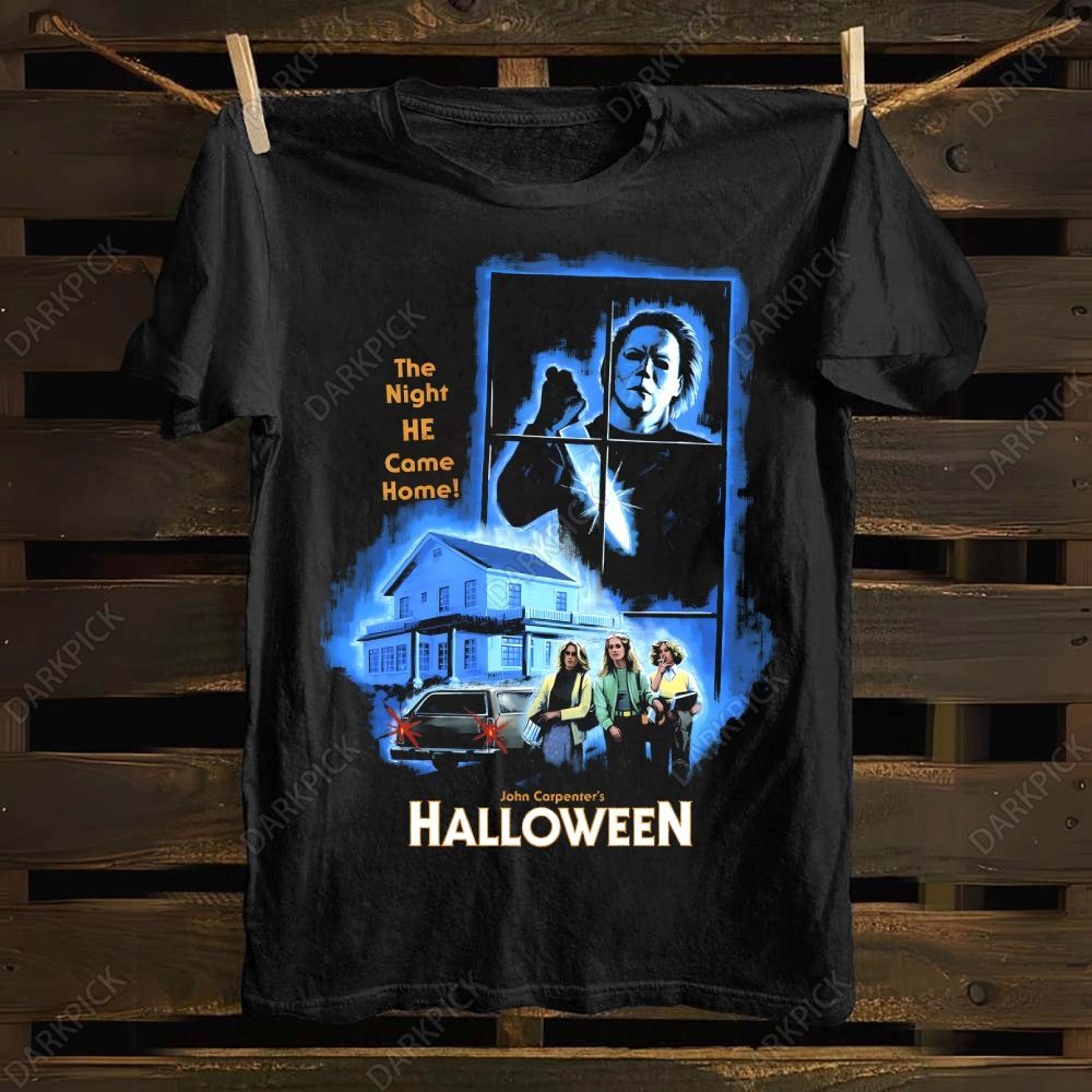 Vintage Halloween movie cotton T-shirt